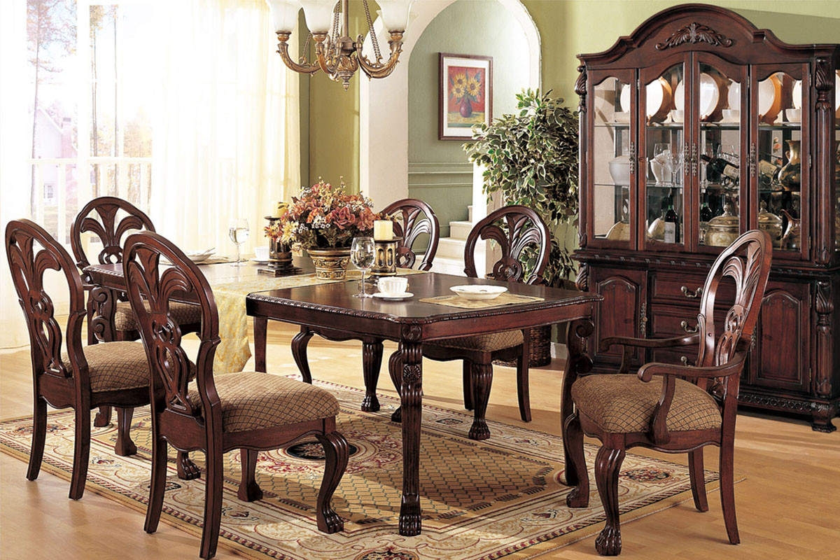 Antique Dining Room Sets Is Also A Kind Of Lavish Antique Dining Room Furniture Emphasizing Classic Elegance Golden Art